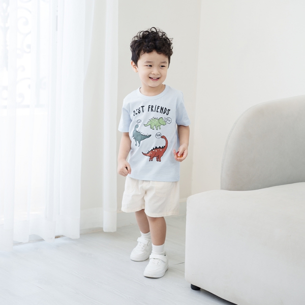 Áo bé trai tay ngắn Animo Easy HN0325062 (1-4Y,Xanh biển,NN02)