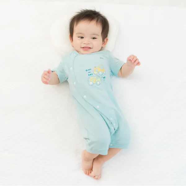Set 2 Bodysuit modal kháng khuẩn đùi Animo VD0225021 (0-12M,Lá-trắng,TT06)
