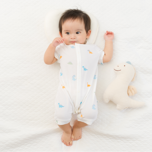 Set 2 Bodysuit modal kháng khuẩn đùi Animo VD0225019 (0-12M,Xanh-trắng,TT06)