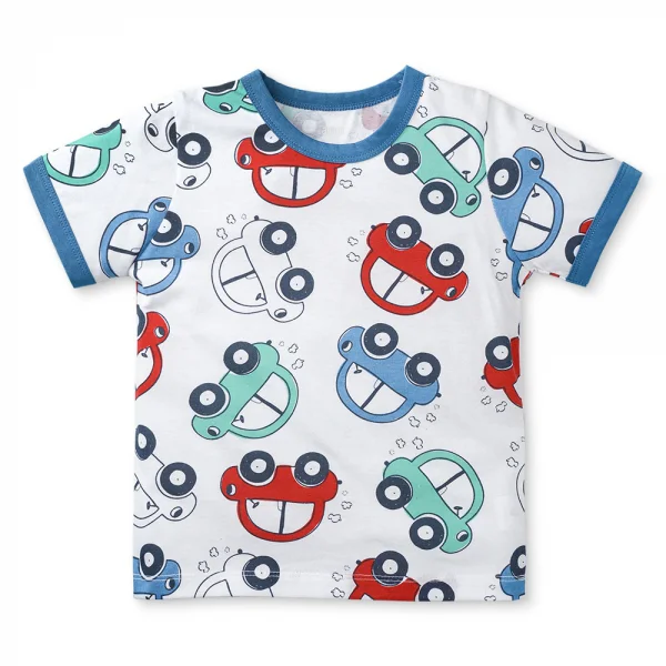 Bộ bé trai ngắn Animo Easy HN0325037 (1-4Y,Kem-cam,TT04)