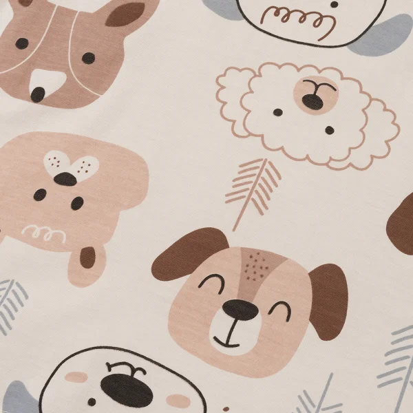 Bộ bé trai ngắn Animo Easy HN0425018 (1Y,Kem-xám,NN03)