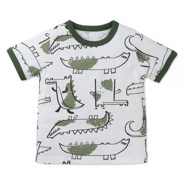 Bộ bé trai ngắn Animo Easy HN0425018 (1Y,Kem-xám,NN03)