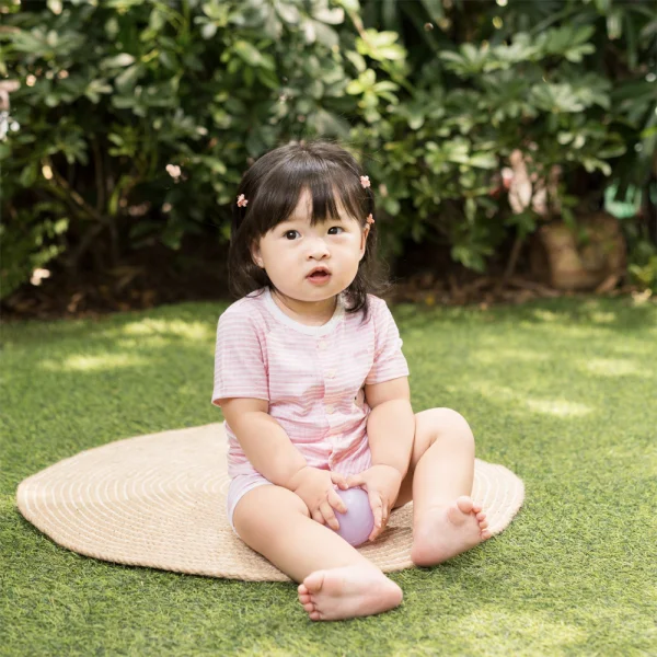 Set 2 bộ rayon chống muỗi ngắn Animo VD0425026 (0-24M,Hồng,NN06)