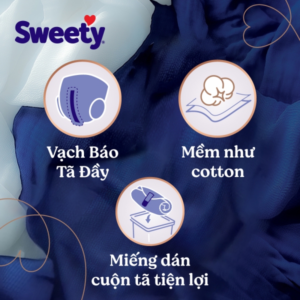 Tã quần Sweety cỡ XL 40 miếng