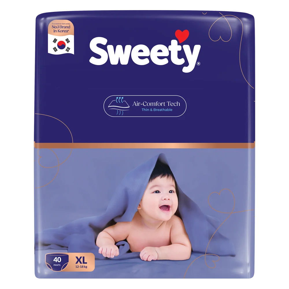 Tã quần Sweety cỡ XL 40 miếng