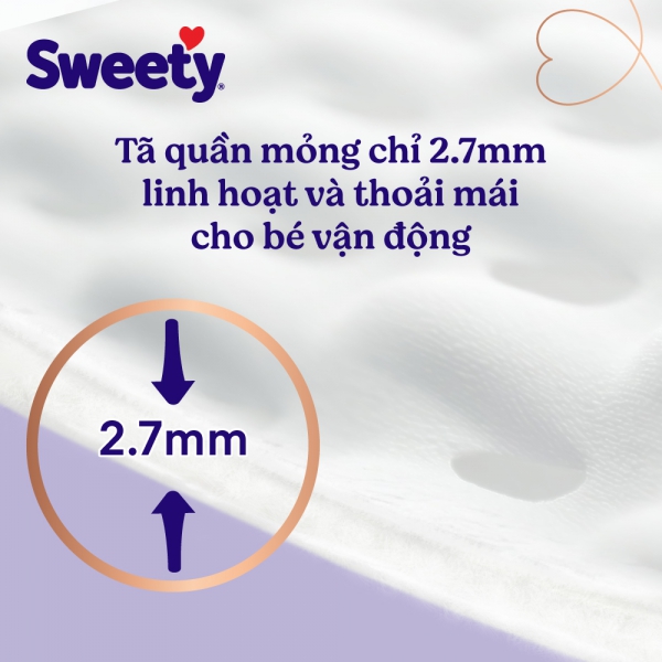 Tã quần Sweety cỡ M 40 miếng