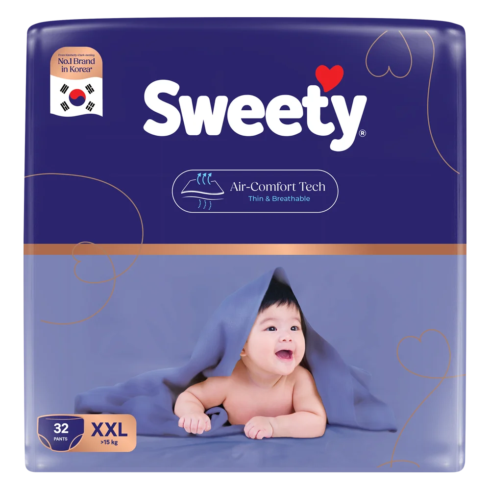 Tã quần Sweety cỡ XXL 32 miếng