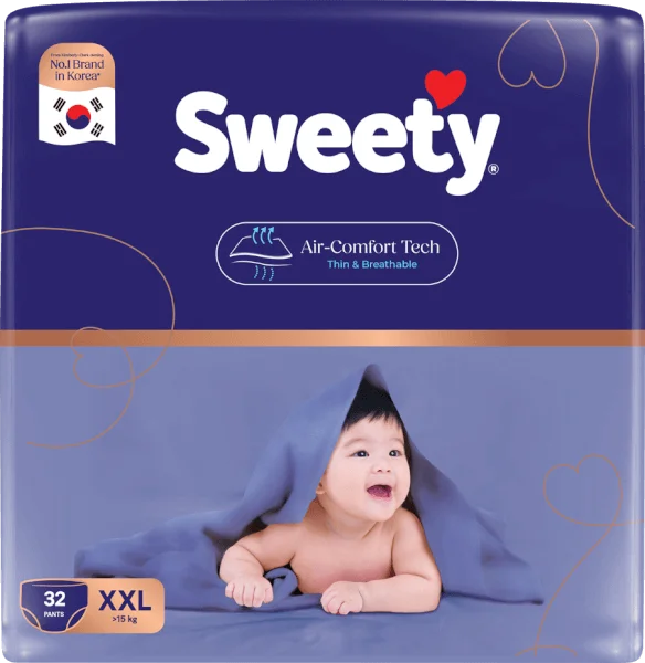 Tã quần Sweety cỡ XXL 32 miếng