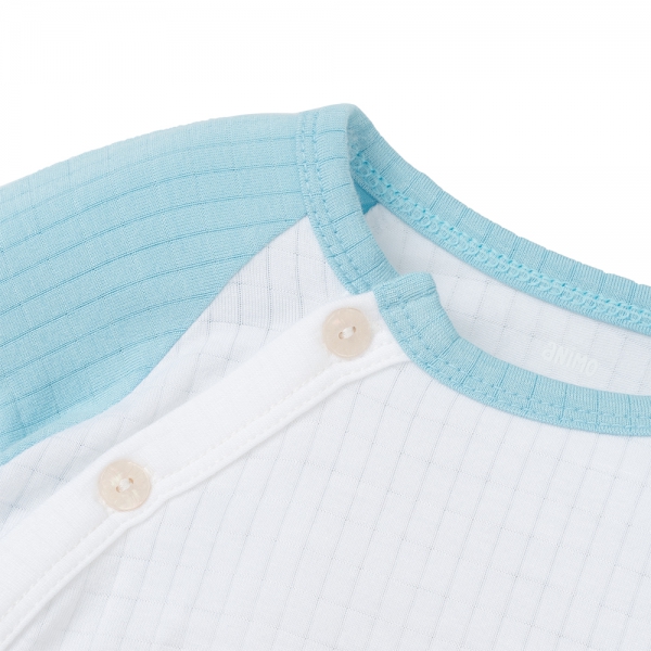 Set 2 bộ rayon chống muỗi dài Animo VD0425033 (0-24M,Dương-trắng,TT06)
