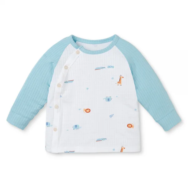 Set 2 bộ rayon chống muỗi dài Animo VD0425033 (0-24M,Dương-trắng,TT06)