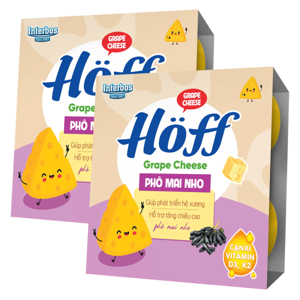 Combo 2 Phô mai nho HӦff - 55gr