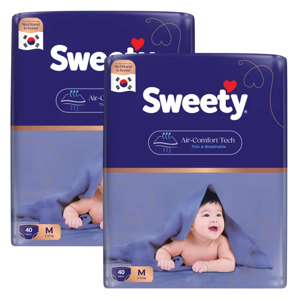Combo 2 Tã quần Sweety cỡ M 40 miếng