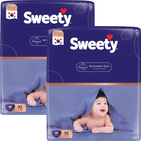 Combo 2 Tã quần Sweety cỡ XL 40 miếng