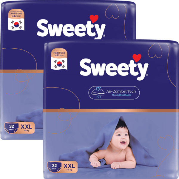Combo 2 Tã quần Sweety cỡ XXL 32 miếng