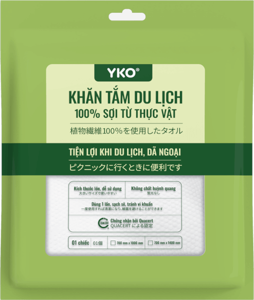 Khăn tắm du lịch Yko (700x1000mm)