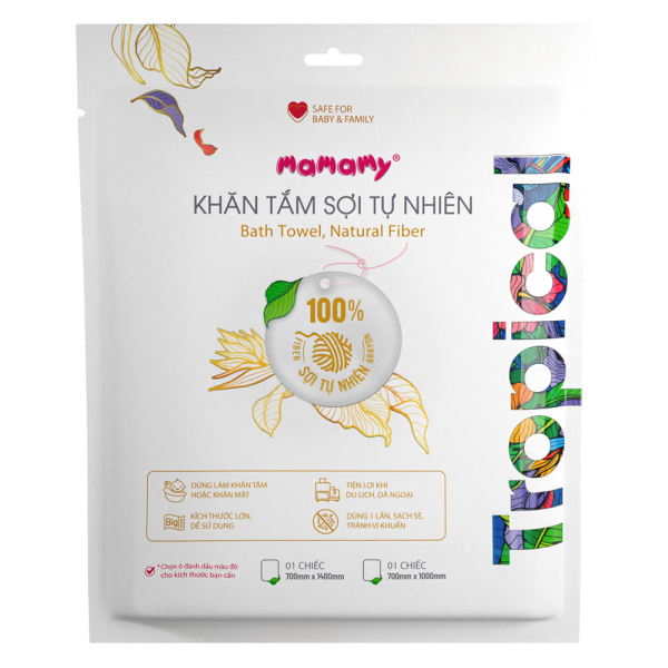 Khăn tắm Mamamy Tropical (700x1000mm)