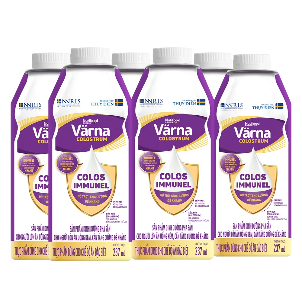 Combo 2 lốc Sữa Nutifood Varna Colostrum 237ml (lốc 6)