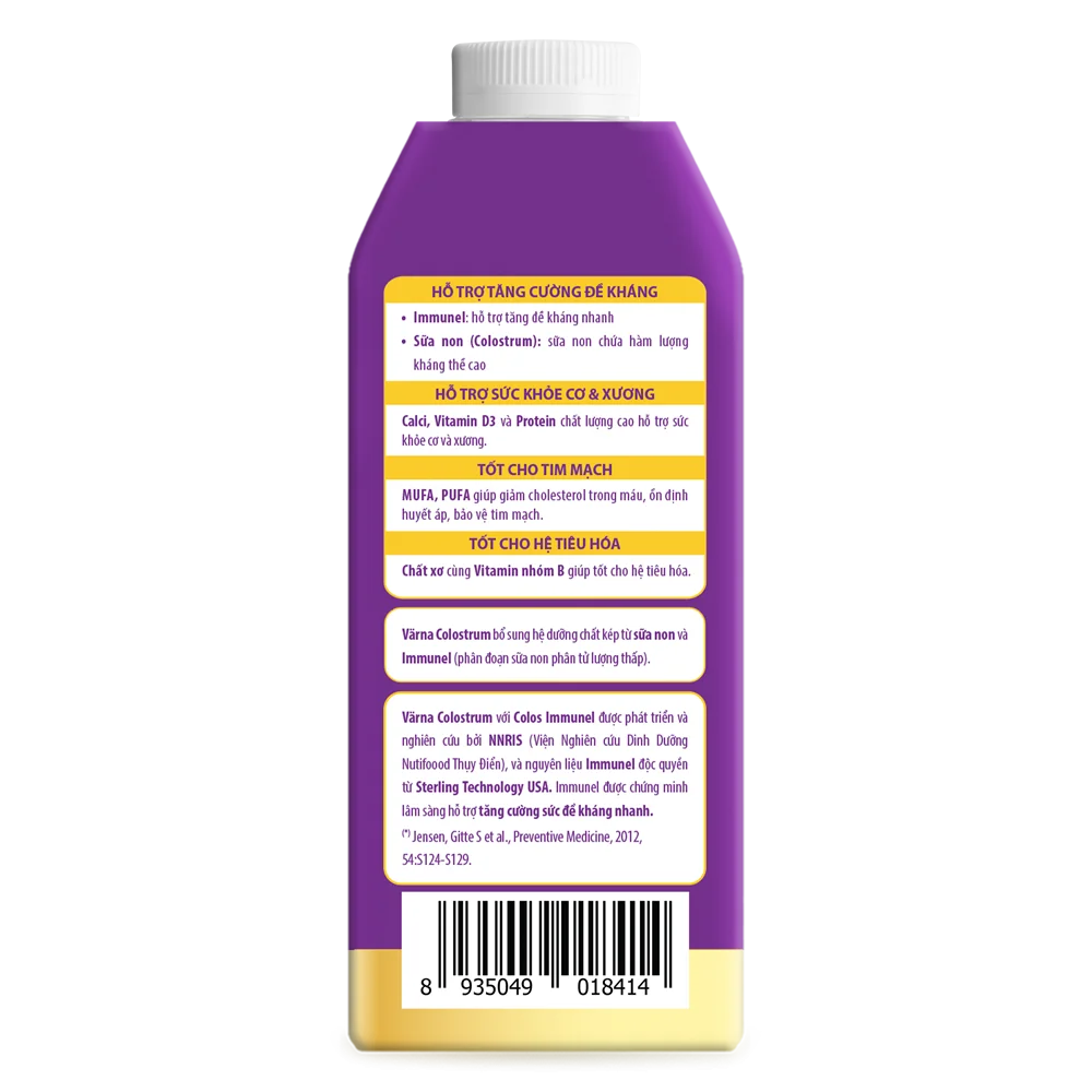 Combo 2 lốc Sữa Nutifood Varna Colostrum 237ml (lốc 6)