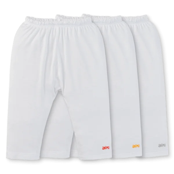 Set 3 quần sơ sinh dài Animo Easy KV0425074 (NB-9M,Trắng)