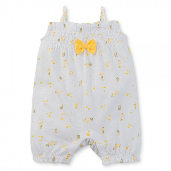 Bodysuit bé gái đùi Animo VD0525001 (0-12M,Trắng,NN03)