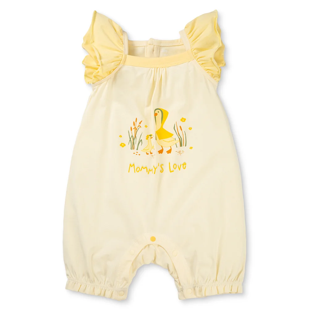 Bodysuit bé gái đùi Animo VD0525003 (0-12M,Vàng,NN02)