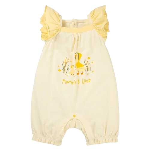 Bodysuit bé gái đùi Animo VD0525003 (0-12M,Vàng,NN02)