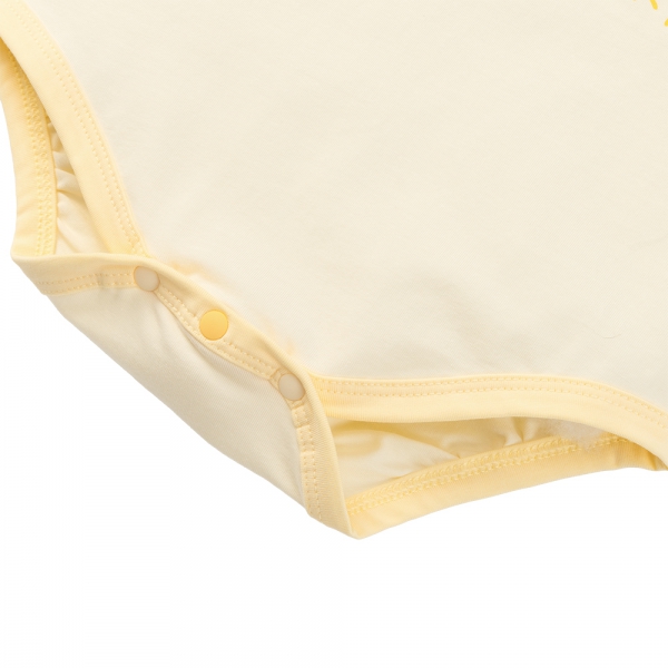 Bodysuit bé gái tam giác Animo VD0525002 (0-9M,Vàng,NN01)