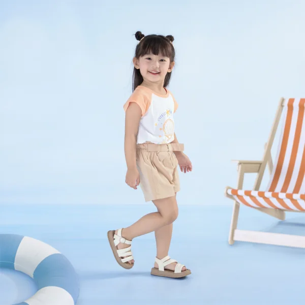 Bộ bé gái áo tay ngắn quần ngắn aloha Animo (1-6Y) TX0425070