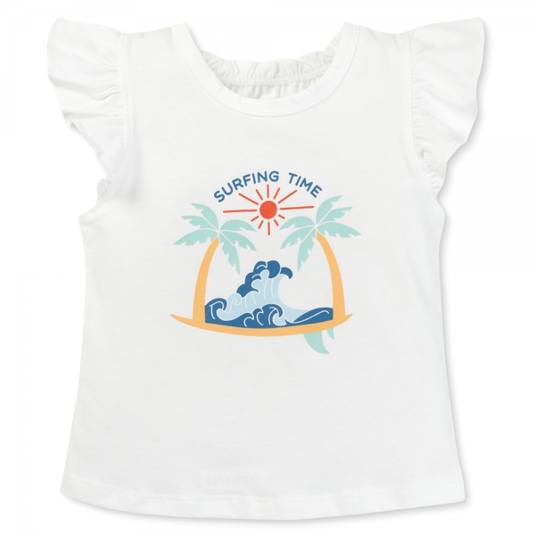 Bộ bé gái ngắn Bst Aloha Animo TX0425069 (1-6Y,Trắng-be,TT02)