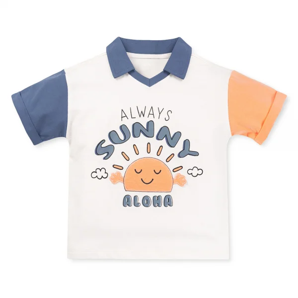 Bộ bé trai áo tay ngắn quần ngắn aloha Animo (1-6Y) HN0625004