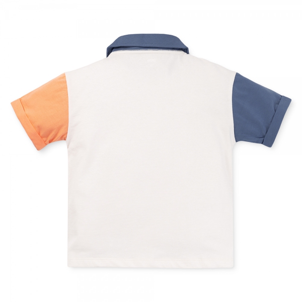 Bộ bé trai ngắn cavat Bst Aloha Animo HN0625005 (1-6Y,Trắng-dương,TT02)