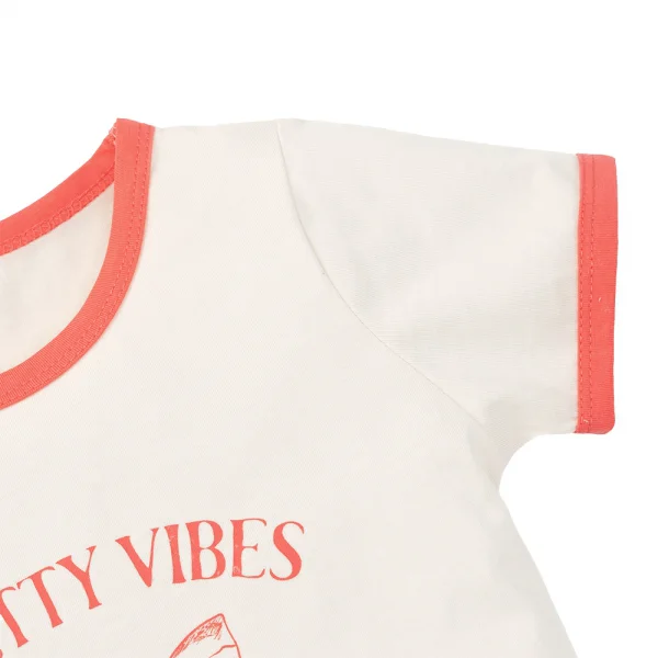 Bộ bé gái ngắn Animo Easy TX0425064 (1-4Y,Be-đỏ,TT02)