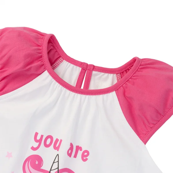 Đầm bé gái Animo Easy LU0525032 (1-4Y,Trắng-tím,TT02)