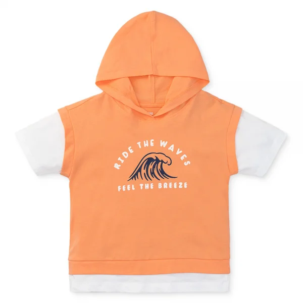 Bộ bé trai ngắn có nón Bst Aloha Animo HN0625008 (1-6Y,Cam,TT02)