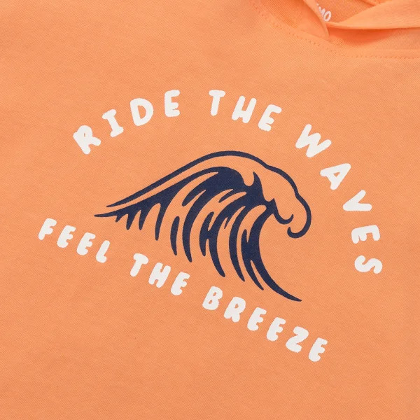 Bộ bé trai ngắn có nón Bst Aloha Animo HN0625008 (1-6Y,Cam,TT02)