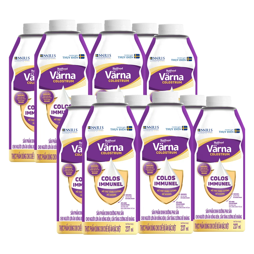 Combo 2 lốc Sữa Nutifood Varna Colostrum 237ml (lốc 6)