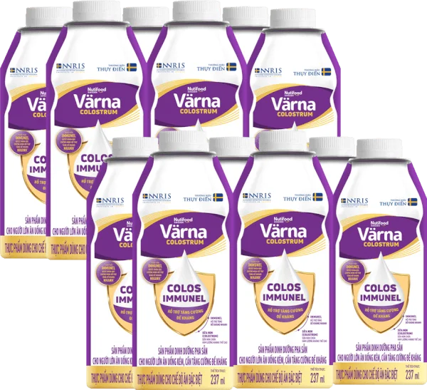 Combo 2 lốc Sữa Nutifood Varna Colostrum 237ml (lốc 6)