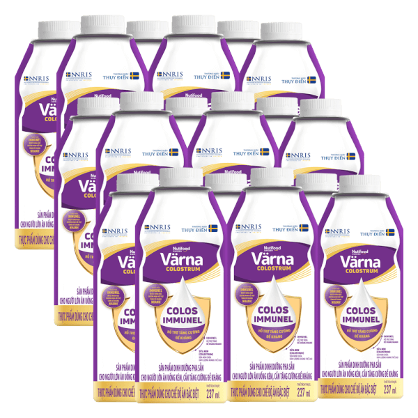 Combo 3 lốc Sữa Nutifood Varna Colostrum 237ml (lốc 6)