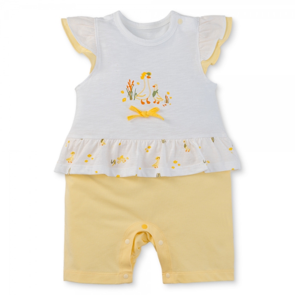 Bodysuit bé gái đùi Animo VD0525004 (0-3M,Vàng,NN01)