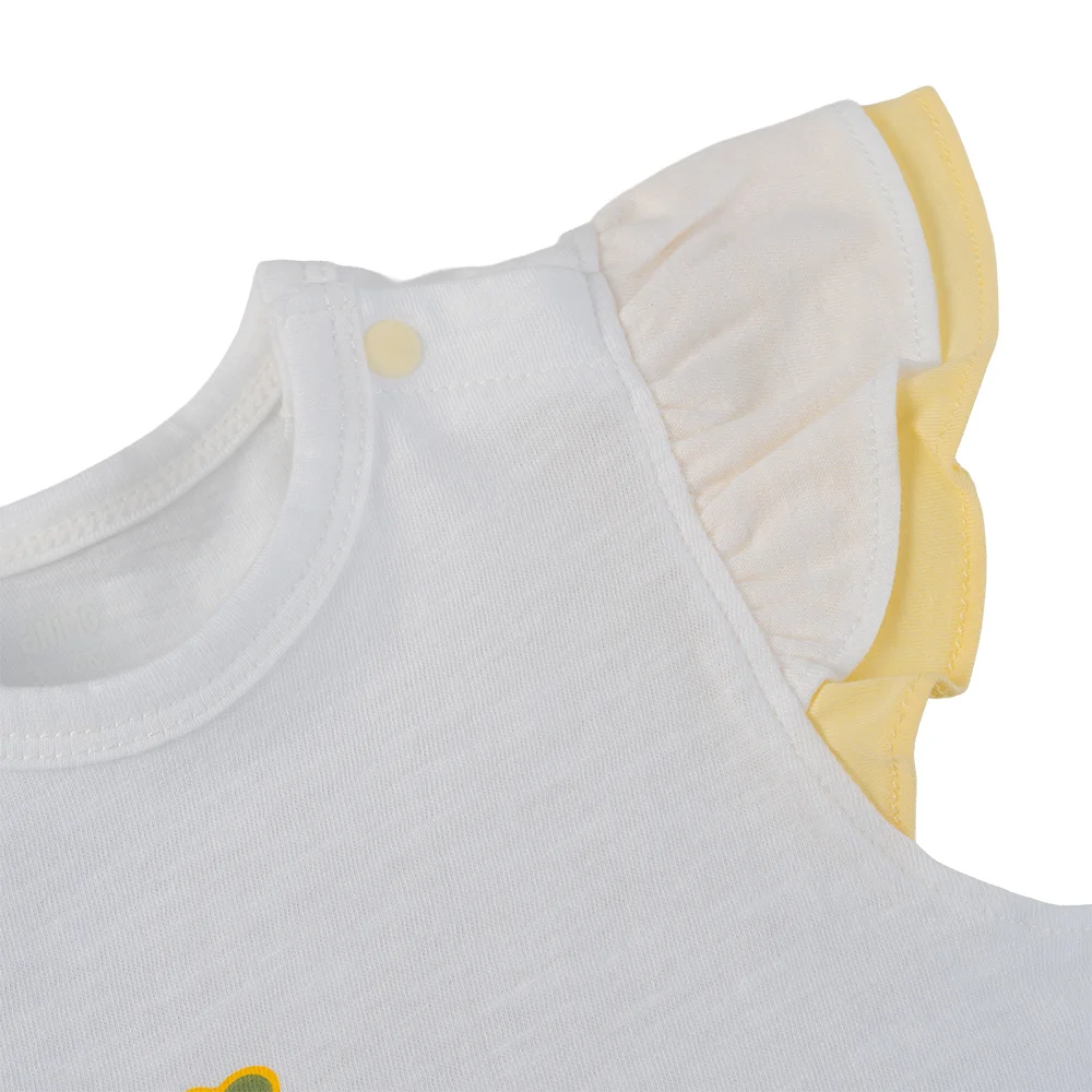 Bodysuit bé gái đùi Animo VD0525004 (0-3M,Vàng,NN01)