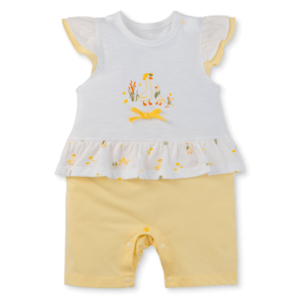 Bodysuit bé gái đùi Animo VD0525004 (0-3M,Vàng,NN01)
