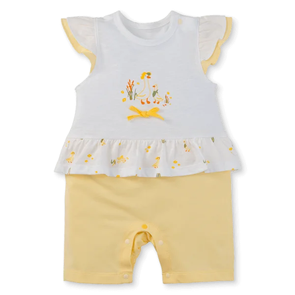 Bodysuit bé gái đùi Animo VD0525004 (0-3M,Vàng,NN01)