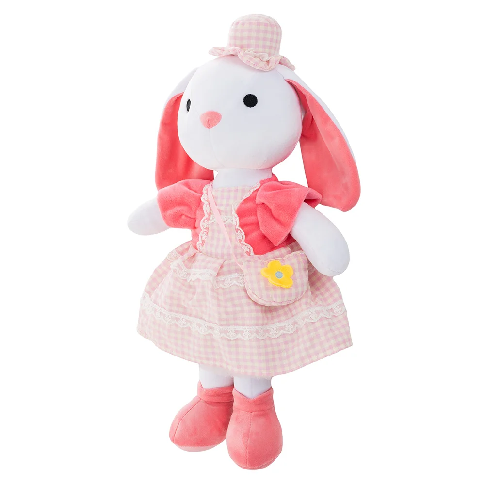 Búp bê thỏ con váy hồng đeo túi đáng yêu Animo C503 (TĐ)