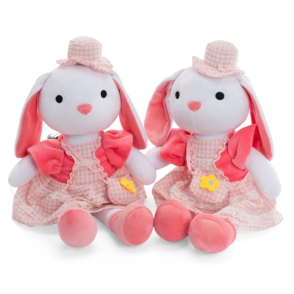 Búp bê thỏ con váy hồng đeo túi đáng yêu Animo C503 (TĐ)