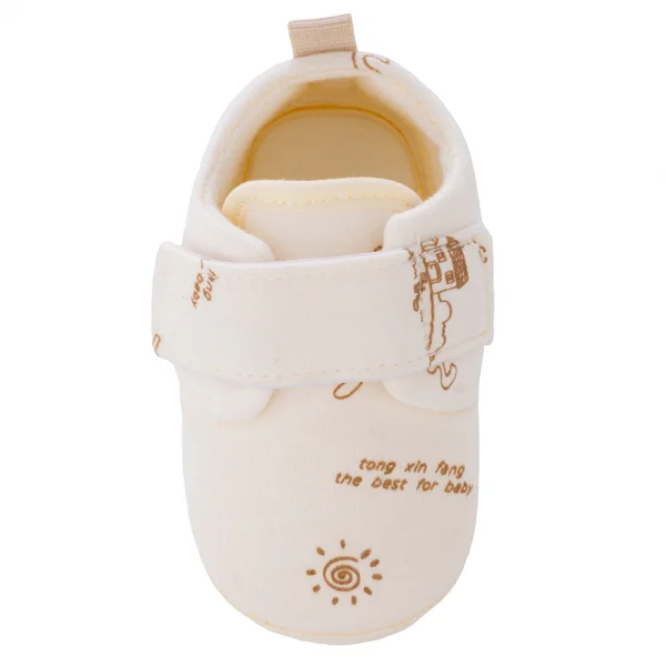 Giày sơ sinh thấp cổ TT Animo A2501_MN009 (9,Kem)