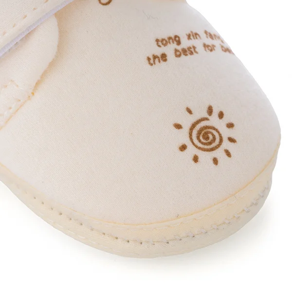 Giày sơ sinh thấp cổ TT Animo A2501_MN009 (9,Kem)