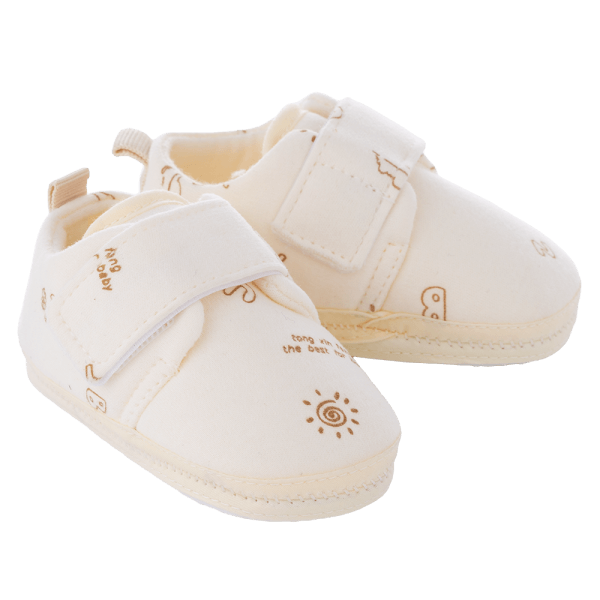 Giày sơ sinh thấp cổ TT Animo A2501_MN009 (9,Kem)