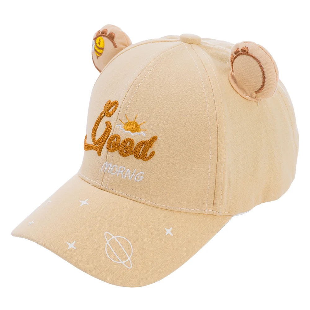 Nón bé trai lớn 3-6Y lưỡi trai Animo A2503_MN015 (52cm,Màu be)