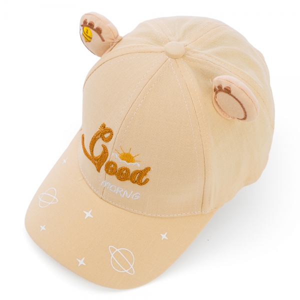 Nón bé trai lớn 3-6Y lưỡi trai Animo A2503_MN015 (52cm,Màu be)