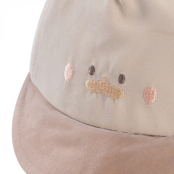 Nón lưỡi trai khăn voan bé trai 0-12M Animo A2503_MN010 (44cm,Màu be)